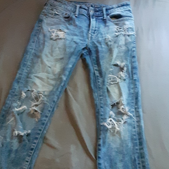 Riped denim jeans - Picture 1 of 2
